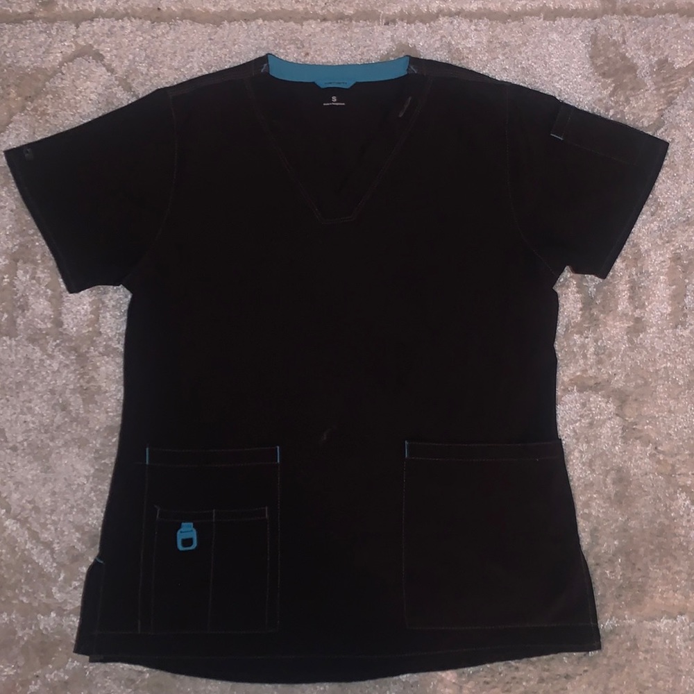 Carhartt Ladies ‘Cross Flex V-neck Media Scrub Top’